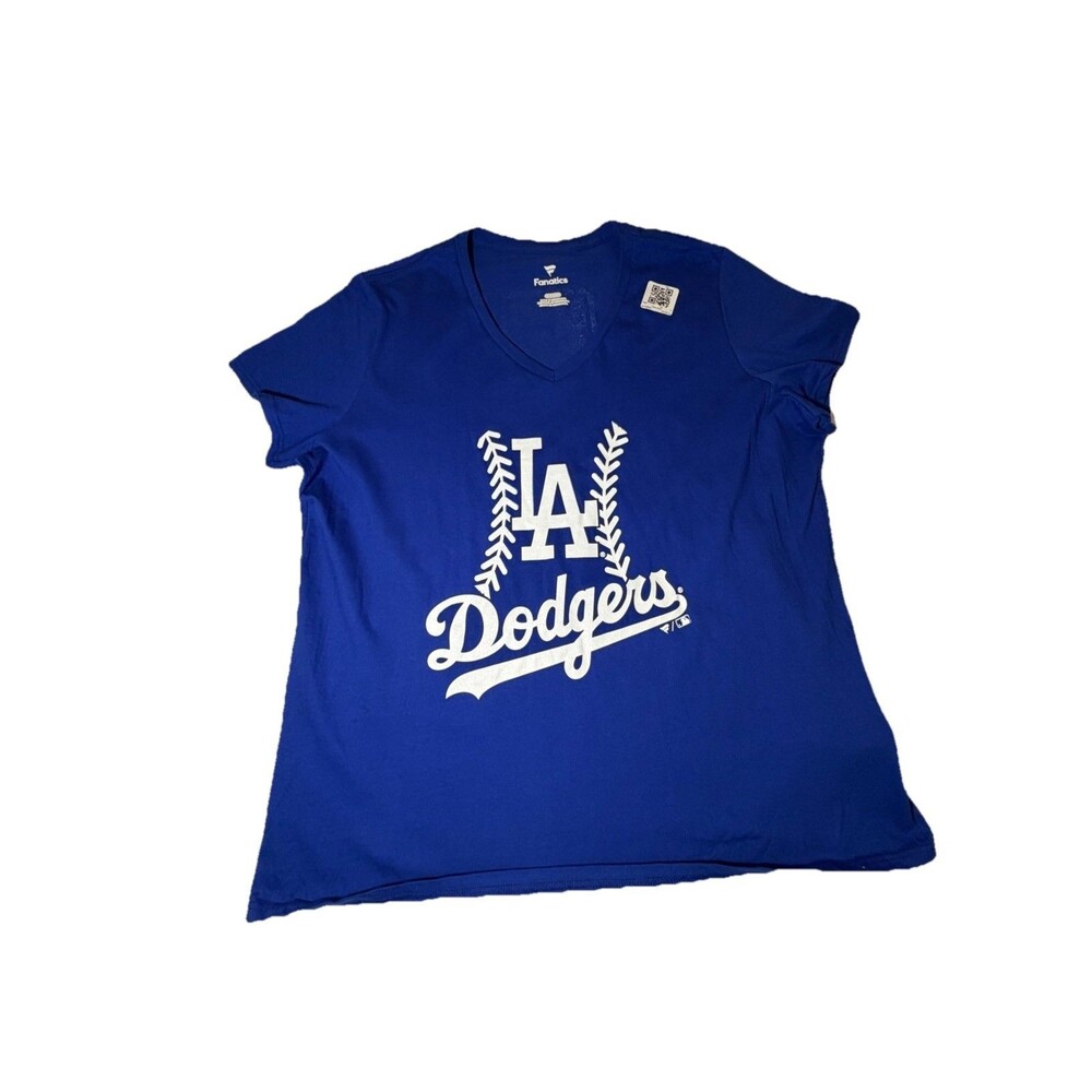 New LA Dodgers Freddie Freeman #5 Fanatics T Shirt Womens 2XL Blue MLB